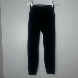 QUINCE Black High Waist Leggings Size Small